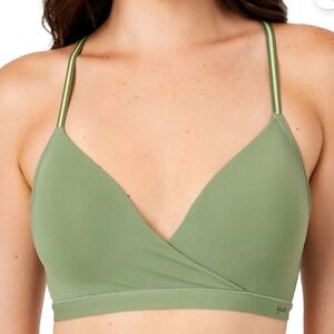 Kindly Yours Sea Spray Green Sustainable Crossover Wireless Bra XXL‎ 40050